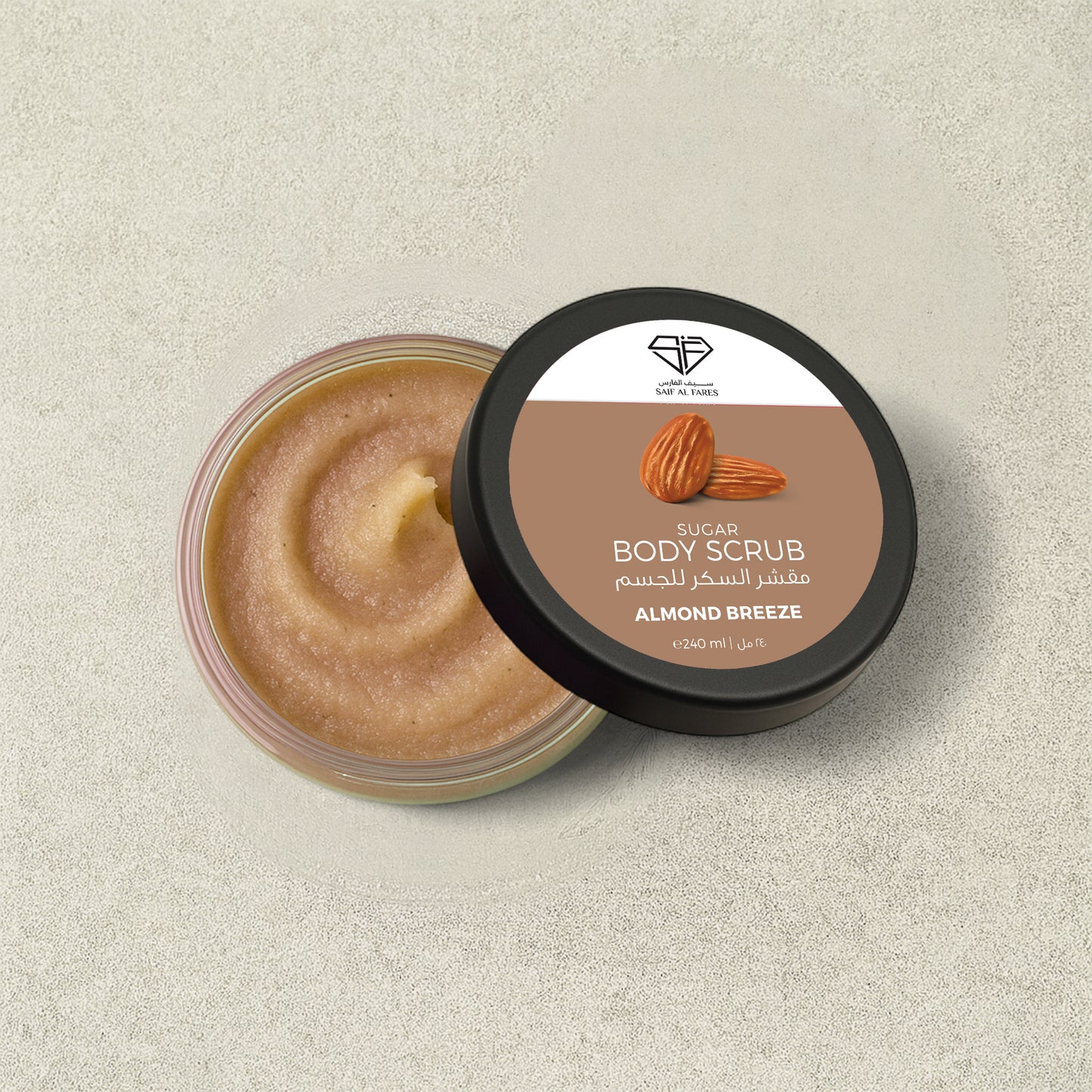 SUGAR BODY SCRUB ALMOND BREEZE 240ML