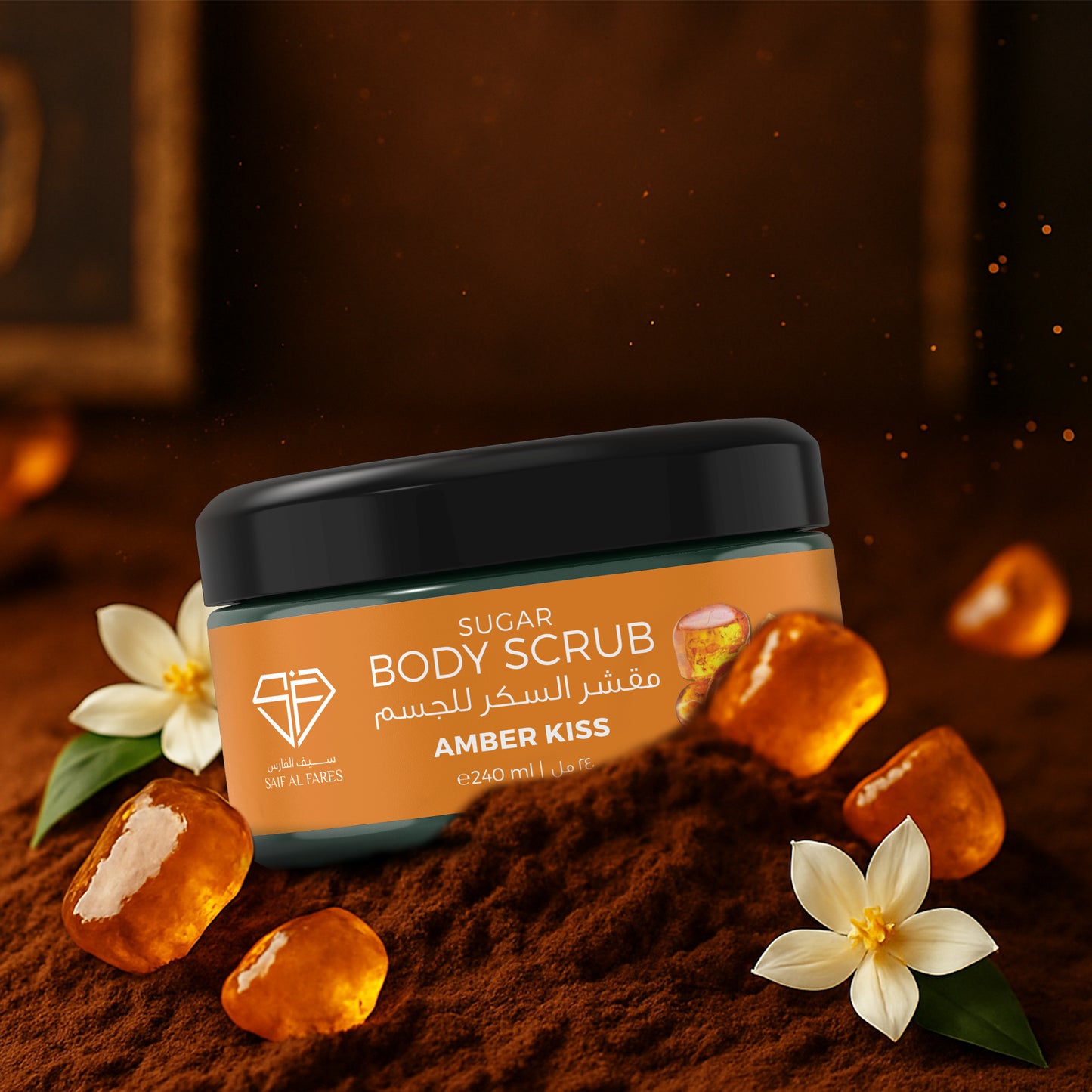 SUGAR BODY SCRUB AMBER KISS 240ml