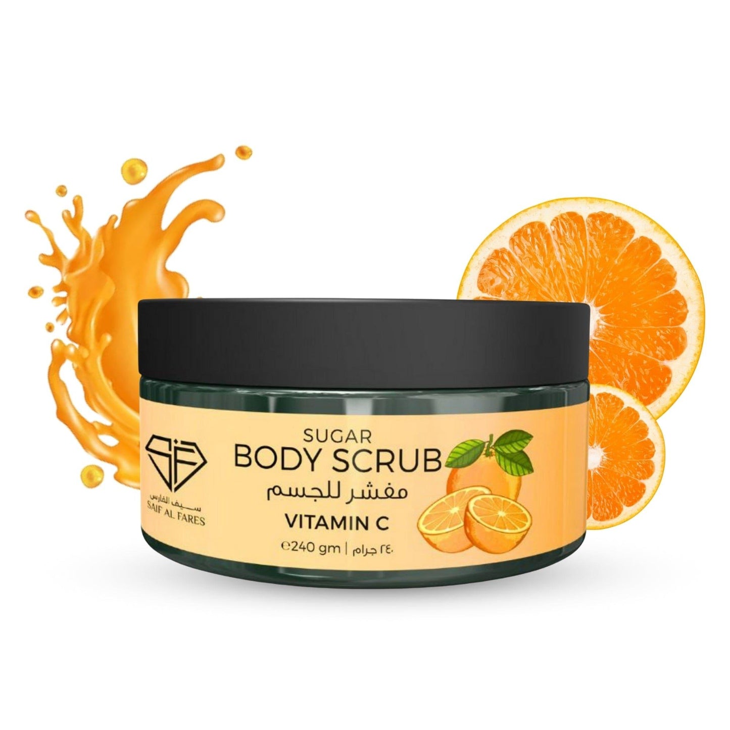 SUGAR BODY SCRUB VITAMIN C 240GM Saif-Al-Fares