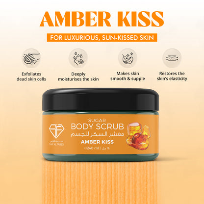 SUGAR BODY SCRUB AMBER KISS 240ml
