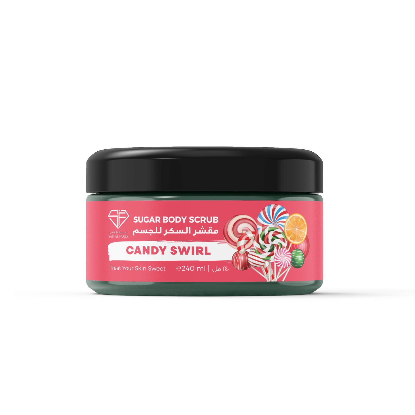 SUGAR BODY SCRUB CANDY SWIRL 240ml