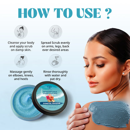 SUGAR BODY SCRUB COASTAL WHISPER 240ml
