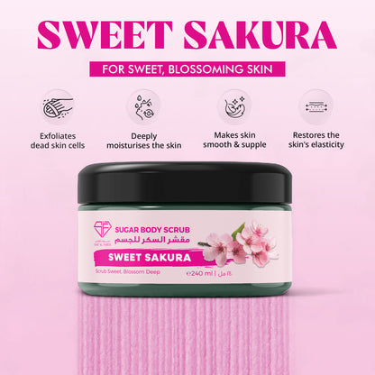 SUGAR BODY SCRUB SWEET SAKURA 240ml
