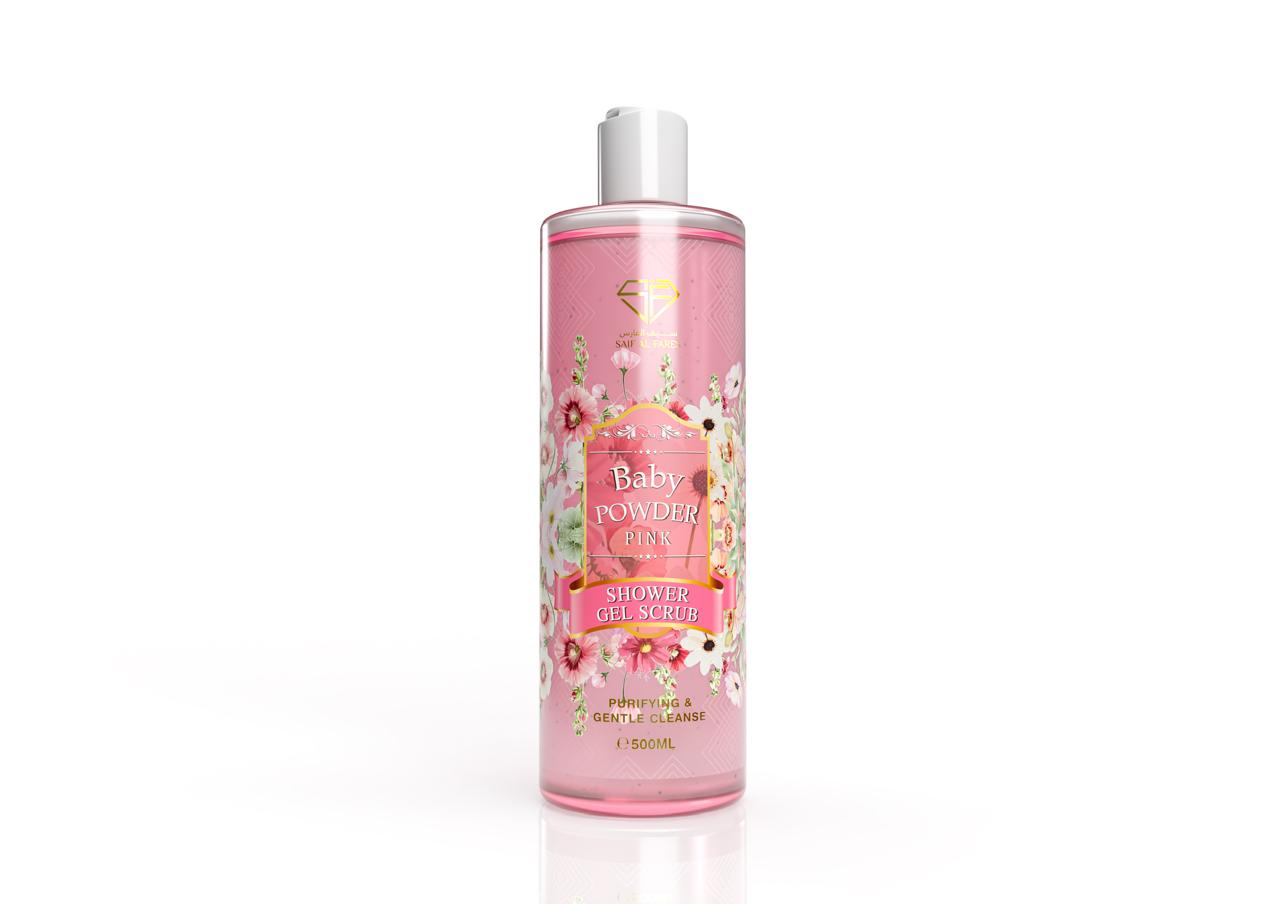 BABY POWDER PINK Shower Gel Scrub- 500ML