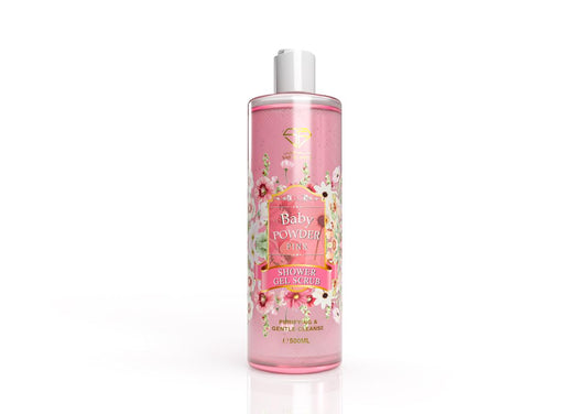 BABY POWDER PINK Shower Gel Scrub- 500ML