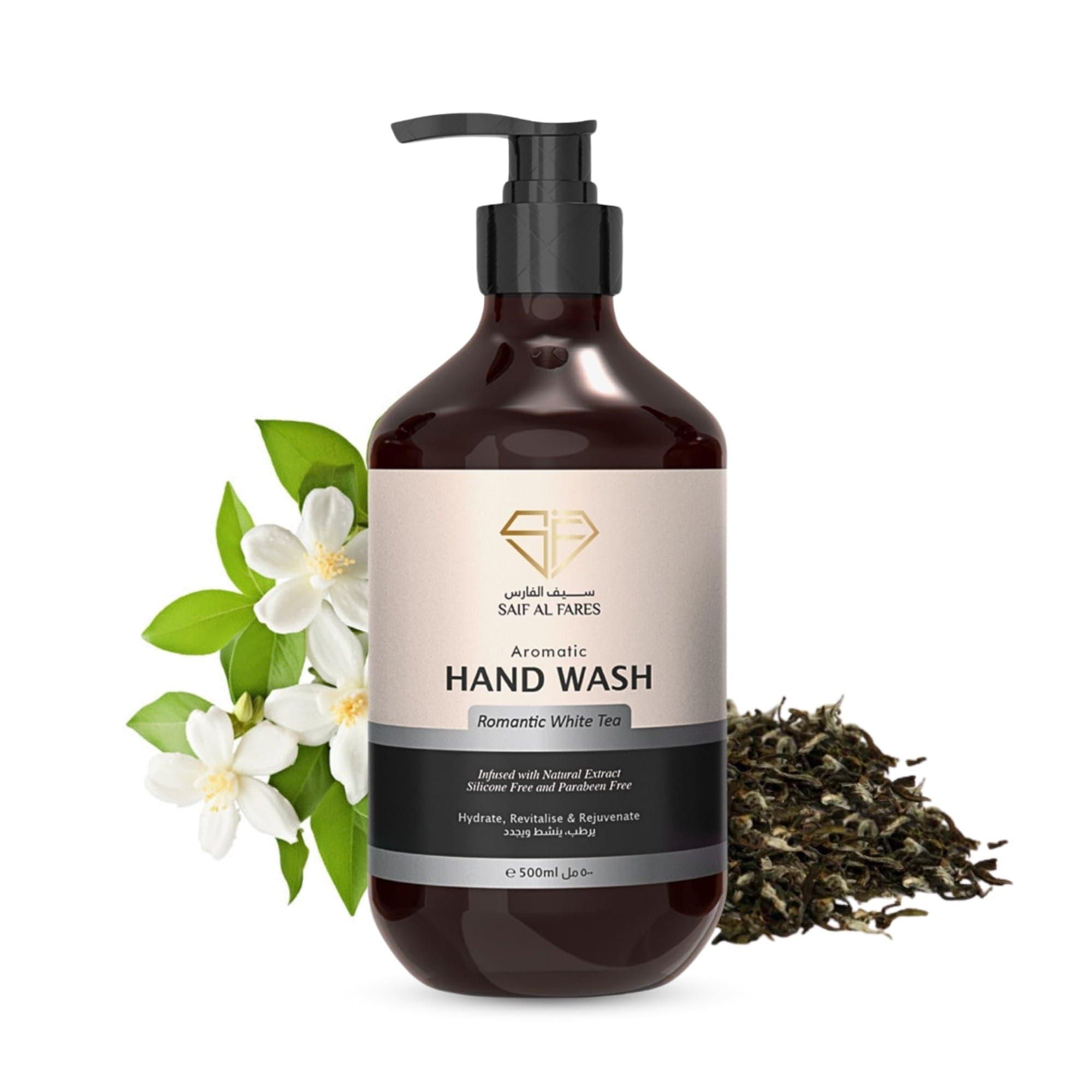 AROMATIC HAND WASH ROMANTIC WHITE TEA 500ML Saif-Al-Fares