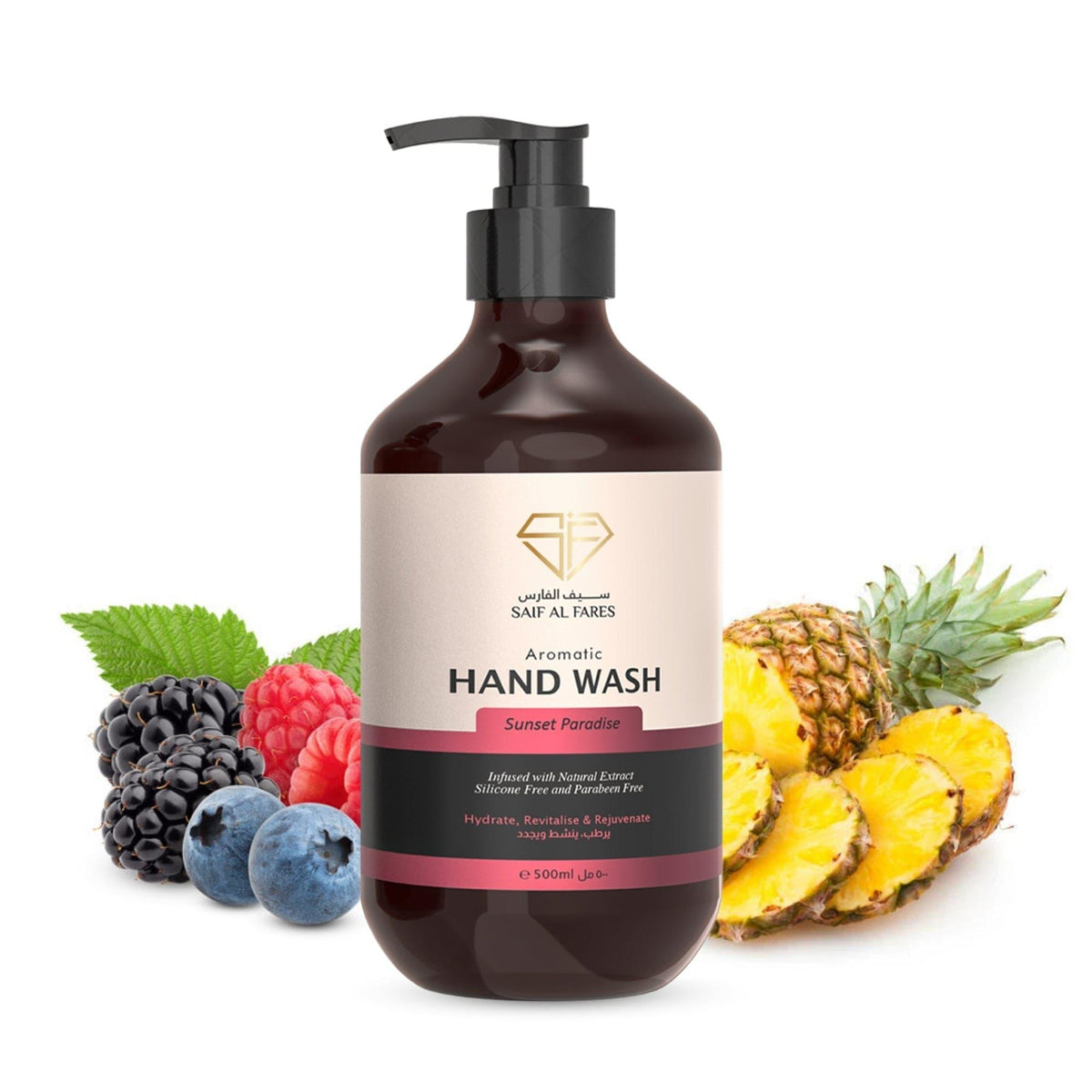 AROMATIC HAND WASH SUNSET PARADISE 500ML Saif-Al-Fares