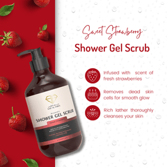 AROMATIC SHOWER GEL SCRUB SWEET STRAWBERRY 500ML Saif-Al-Fares