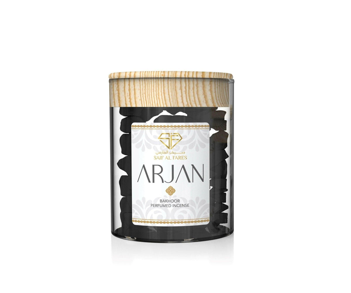 BAKHOOR PERFUMED INCENSE ARJAN 70G Saif-Al-Fares