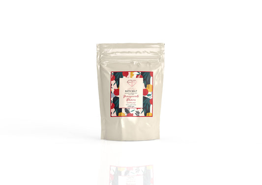 BATH SALT 100% NATURAL DEAD SEA SALT Saif-Al-Fares Pomegranate Hibiscus