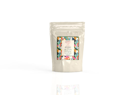 BATH SALT 100% NATURAL DEAD SEA SALT Saif-Al-Fares Bergamot & Lemongrass