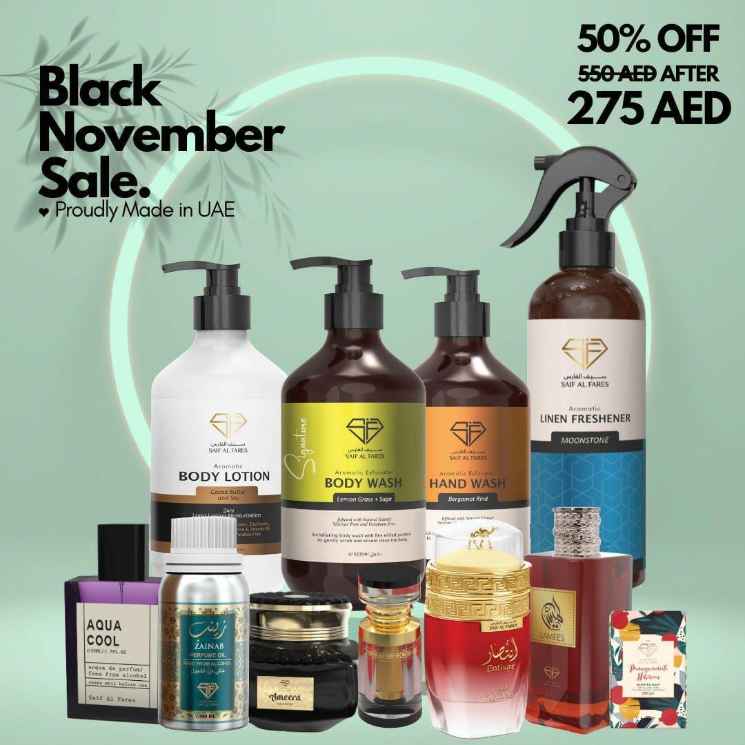 Black November Sale Gift Set Bundle Saif-Al-Fares