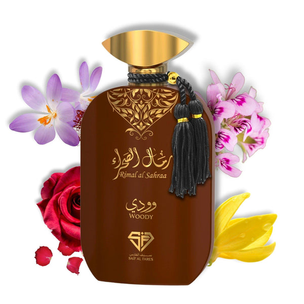 RIMAL AL SAHRAA WOODY 100ML – SAIF AL FARES PERFUMES