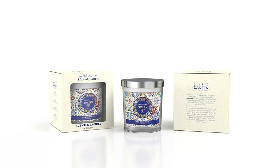 SCENTED CANDLE DANEEN 220ML Saif-Al-Fares