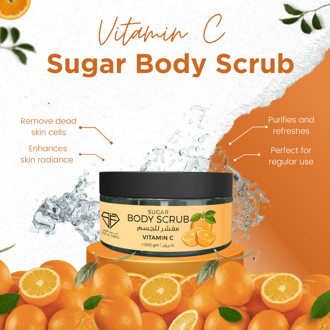 SUGAR BODY SCRUB VITAMIN C 240GM Saif-Al-Fares