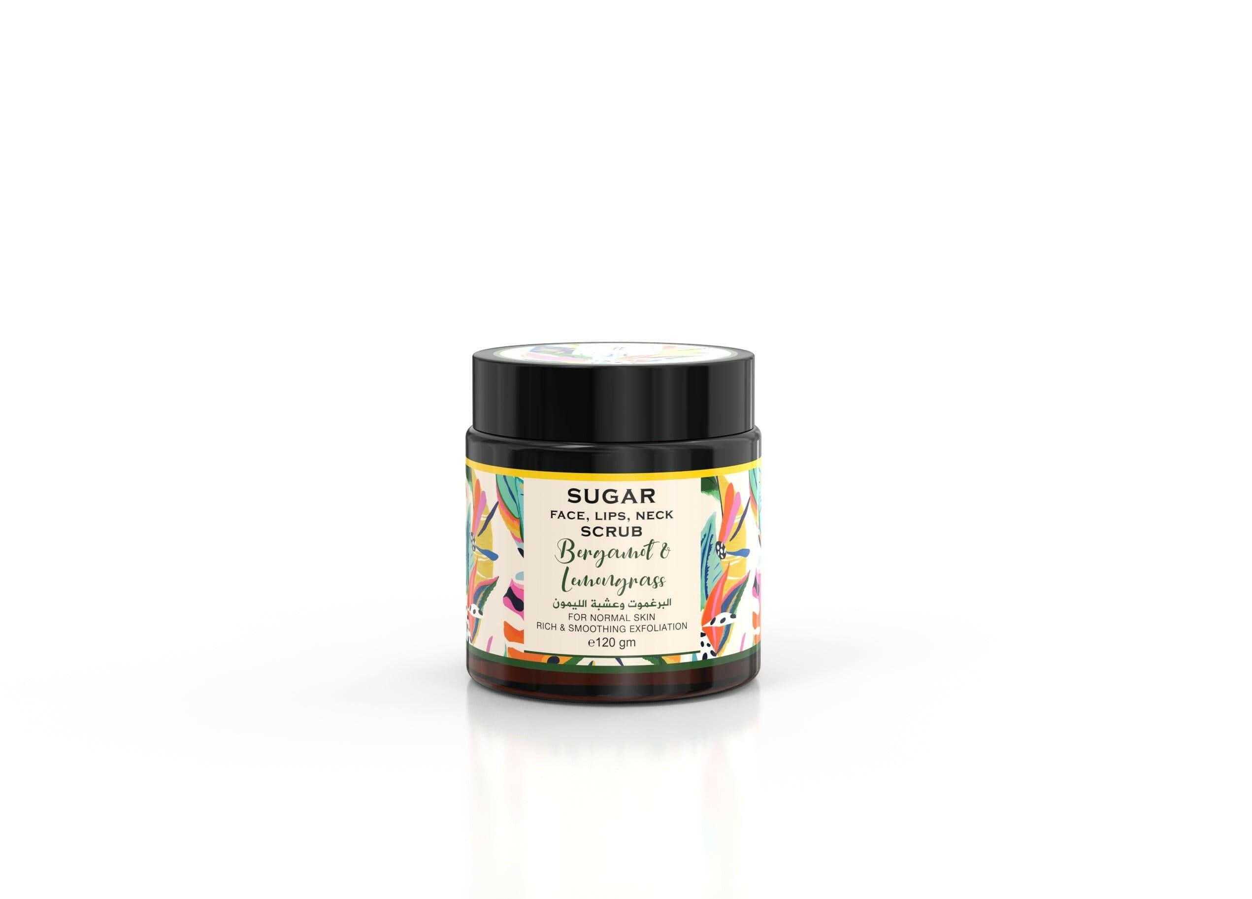 SUGAR SCRUB BERGAMOT & LEMON GRASS 120GM Saif-Al-Fares