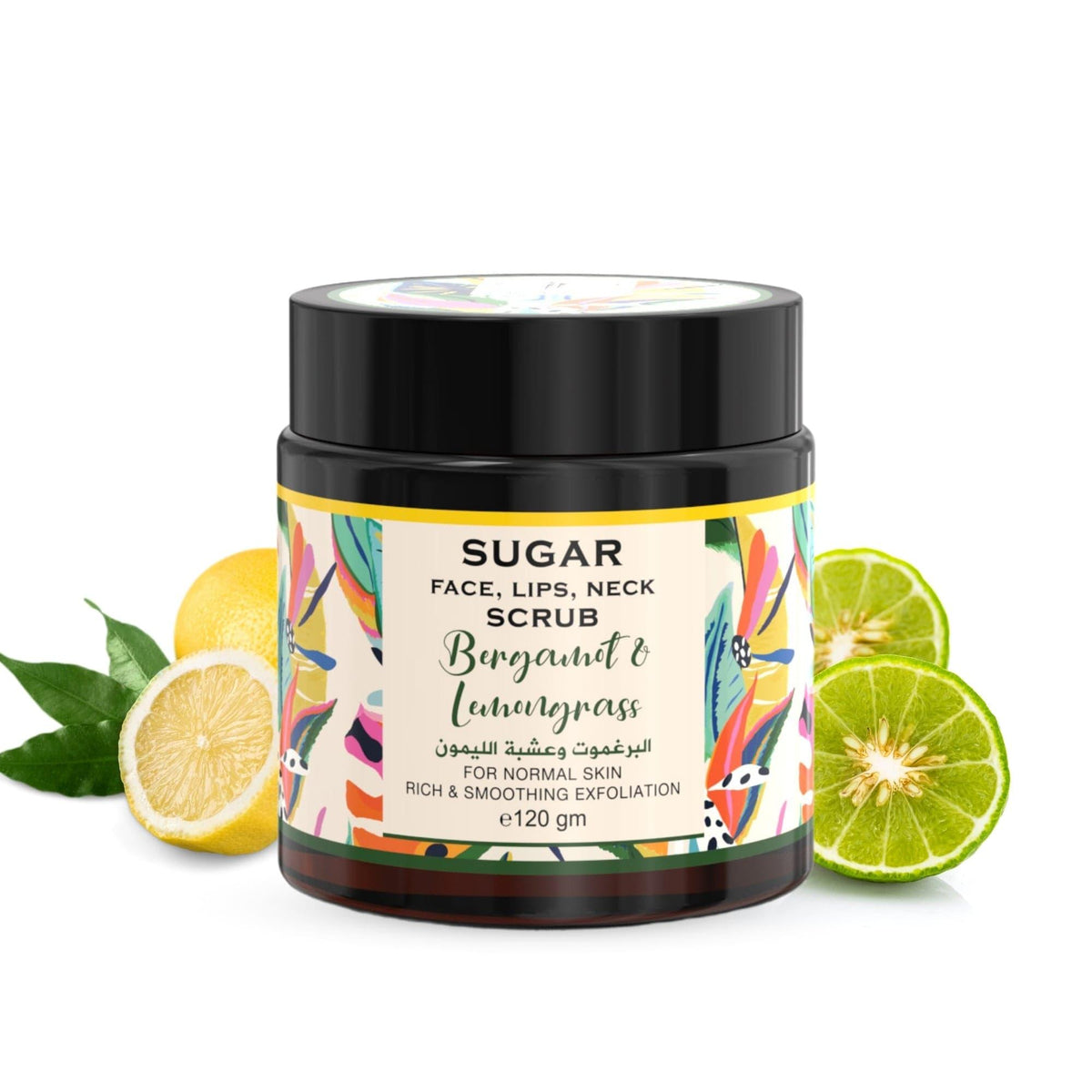 SUGAR SCRUB BERGAMOT & LEMON GRASS 120GM Saif-Al-Fares