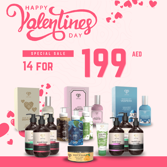 Valentine’s Day Luxury Pampering Bundle – 14 Items for Just $199! 💖✨ Gift Set Bundle SAIF AL FARES PERFUMES